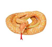 Peluche serpent | Peluche serpent géante | Serpent de dessin animé Peluche douce pour la décoration de la maison et les accessoires de farce | Peluche serpent confortable pour canapé, lit, fêtes U