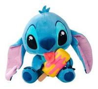 Simba Peluche Doudou Disney Stitch – Glace sur bâton, Bleu, 25 cm, Dès 0 ans