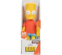 Jakks Pacific Peluche parlante Bart Les Simpsons 30 cm, 20 phrases, piles incluses