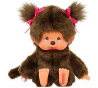 Peluche singe BANDAI Peluche l Original Fille Monchhichi 20 cm Marron G