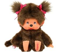 Peluche singe - BANDAI - Peluche l'Original Fille - Monchhichi - 20 cm