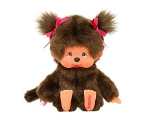 Peluche singe - BANDAI - Peluche l'Original Fille - Monchhichi - 20 cm