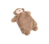 Peluche Singe Bouillotte Marron - Hauteur 5 cm x Largeur 26 cm x Longueur 42 cm - 0.8 litres
