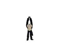 peluche singe Capucin de 50 cm noir