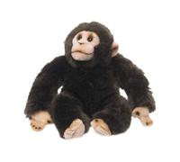 peluche singe de 23 cm marron