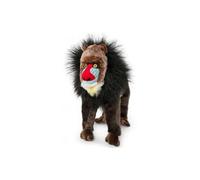 Peluche Singe Mandrill 31 Cm - Animal De La Foret - Set Doudou Enfant + 1 Carte Animal