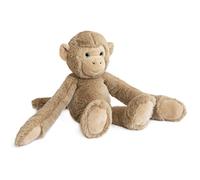 Peluche singe ouistiti 35 cm polyester DANS LA FORET TROPICALE marron