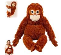 Peluche Singe Punch Monkey Peluche Orang-Outan 66 Cm Jouet Singe Ultra-Doux Et Câlin Matériau en Écologique Lavable Et sans Danger pour Les Doux Réaliste Cadeau pour Lo Scambio Di Doni