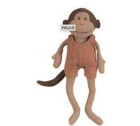 Peluche singe souriant Paulo Multicolore G