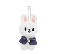 Peluche SKZOO Stray Kids 12 cm - Collection « Magic School » - Porte-clés et pendentif sac à dos - Peluche mignonne à collectionner - Idéal pour les fans de K-Pop et STAY (Lapin)