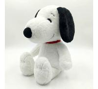 Peluche Snoopy 30 cm - Produit Officiel sous Licence Peanuts, Assis | Toute Douce et Moelleuse, avec Pack de Stickers