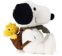 Peluche Snoopy avec Woodstock dans son sac a dos Jaune G