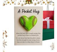 Peluche softball, objets de décoration sur le thème du sport avec cartes, objet de collection Softball, pour femmes, filles, enfants, adultes, amis, collègues, enseignants, étudiants