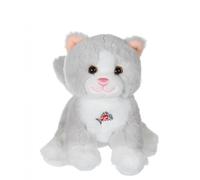Peluche - Dogz & kats sonores 18 cm - chat gris