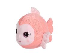 Peluche sonore - GIPSY - Bella Bloo Friends - poisson corail à paillettes - 18 cm