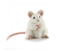 Peluche souris blanche 15 cm - HANSA - Plush - Préférable - Mixte - Enfant