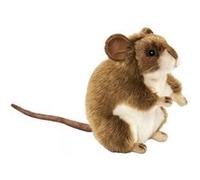 peluche souris des champs 15cm Multicolore G