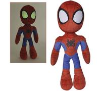 Disney - Spiderman, 50cm, Personnage de la série Marvel Spidey et Ses Amis surprenants, avec des Yeux Qui Brillent dans Le Noir
