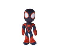Peluche Spiderman Miles Morales phosphorescent 25 cm - Doudou Classique Enfant - Set Spider-Man Et 1 Carte offerte