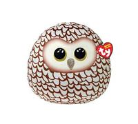 Ty Whoolie Owl Squish a Boo 25,4 cm - Beanies à presser pour enfants, bébé - Peluche douce à collectionner