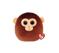 Peluche TY Squish A Boo's Small Dunston Le Singe Marron Marron