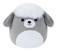 Peluche Squishmallows Arnold Sheepdog Medium Gris et Blanc Gris et Blanc