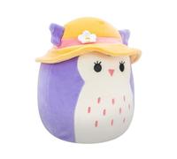 Peluche - SQUISHMALLOWS - Holly le Hibou Violet - 19 cm - Douce et moelleuse - Pour enfants dès la naissance