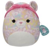 Jazwares Peluche Squishmallows Orignal Michaela le Léopard 30 cm Arc-en-ciel rose Officielle