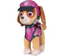 Peluche stella 29 cm chiot pompier - pat patrouille dino rescu - doudou chien heros - set jouet enfant + carte animal