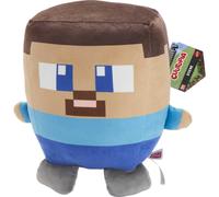 Peluche Steve Cuutopia de 25 cm de Mattel Minecraft, oreiller rond et doux, inspir du jeu vid o, jouet de collection, cadeau pour les 3 ans et p