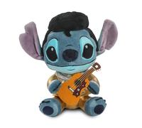 Peluche Stitch Elvis - Kidrobot - 25 cm - Smoking doré - Guitare en relief - Moelleuse - Sous licence officielle