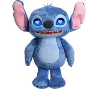 Peluche Stitch Interactive de Disney mesurant 34,3 cm de Haut, Plus de 50 Sons et Expressions, Yeux LCD expressifs, Jouets pour Enfants de 3 Ans et Plus