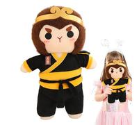 Peluche Sun Wukong Black Myth - Singe Destiny Man, Personnages De Jeu en Peluche, Périphériques De Jeu Wukong À Collectionner, en Peluche Sûre pour Les Fans De Jeux De Âges