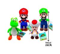 Peluche Super Mario 20 cm Modèle aléatoire
