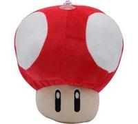 Peluche Super Mario - Champignon Rouge 22cm Rouge