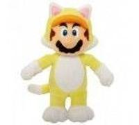Peluche Super Mario costume chat jaune