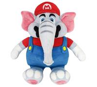 Peluche Super Mario Wonder - Together Plus - Mario Éléphant 27 cm - Multicolore - Licence Nintendo