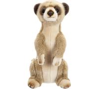 Peluche suricate de 30 cm - Peluche réaliste avec fourrure en peluche ultra douce et coutures sûres - Ours en suricate douillet pour enfants, adultes et collectionneurs
