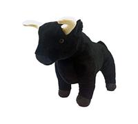 Peluche Taureau Espagnol De 30 Cm Noir