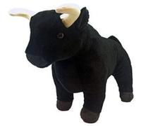 Peluche Taureau Espagnol De 30 Cm Noir