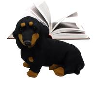 Peluche teckel, mignon, réaliste, amusante, décoration pour la maison