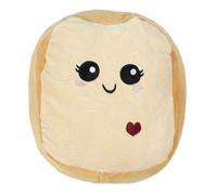 THE CONCEPT FACTORY - PE0052, Peluche Brioche Kawaii 20 cm - Douce et câline, Conçue pour Le Jeu et la décoration, stimule l'imagination des Enfants, Couleur Marron