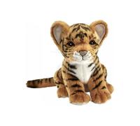Hansa Toy Peluche Tigre brun bébé assis 18 cm Beige G