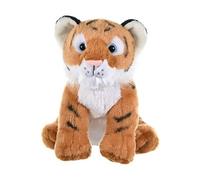 Peluche Tigre De 30 Cm Marron Blanc