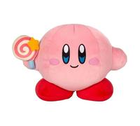 Peluche - TOMY - Kirby Mocchi-Mocchi Mega - rose - baguette magique invincible - taille généreuse