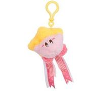 TOMY Mofulatto Kirby & Warp Star Porte-Clés Peluche, Breloque Kawaii Ultra-Douce, Accessoire de Sac, Peluche Effet Bouloché à Clipser, Produit de Collection pour Enfants et Adultes