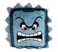 TOMY Peluche Super Mario Thwomp Mocchi-Mocchi 38 cm Multicolore – Licence officielle