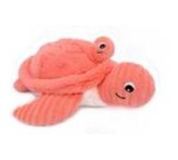Déglingos Peluche Les Ptipotos Tortue Maman et Bébé toute douce Corail 29 cm