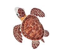 Peluche Tortue De Mer De 20 Cm Marron