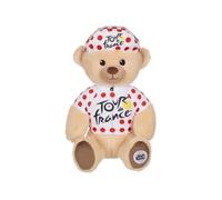 Peluche - GIPSY TOYS - Tour De France - OURS MAILLOT A POIS 24 CM